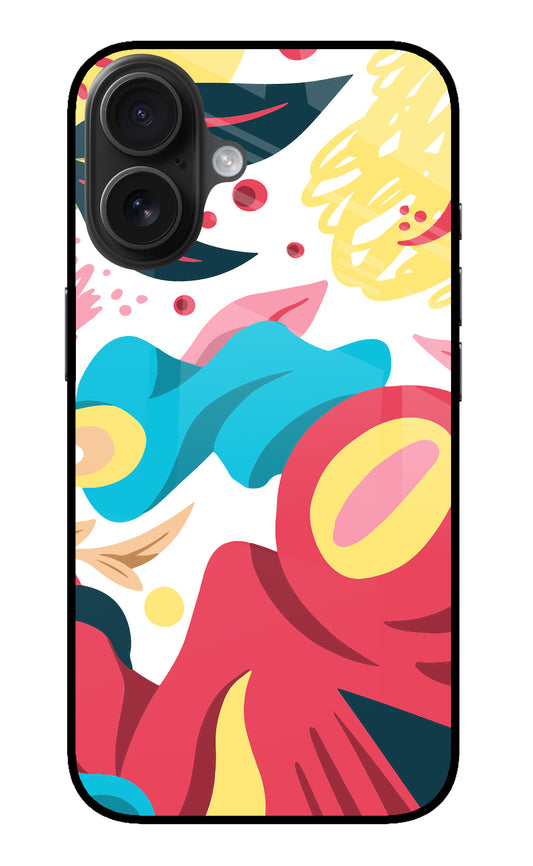 Trippy Art iPhone 16 Glass Case