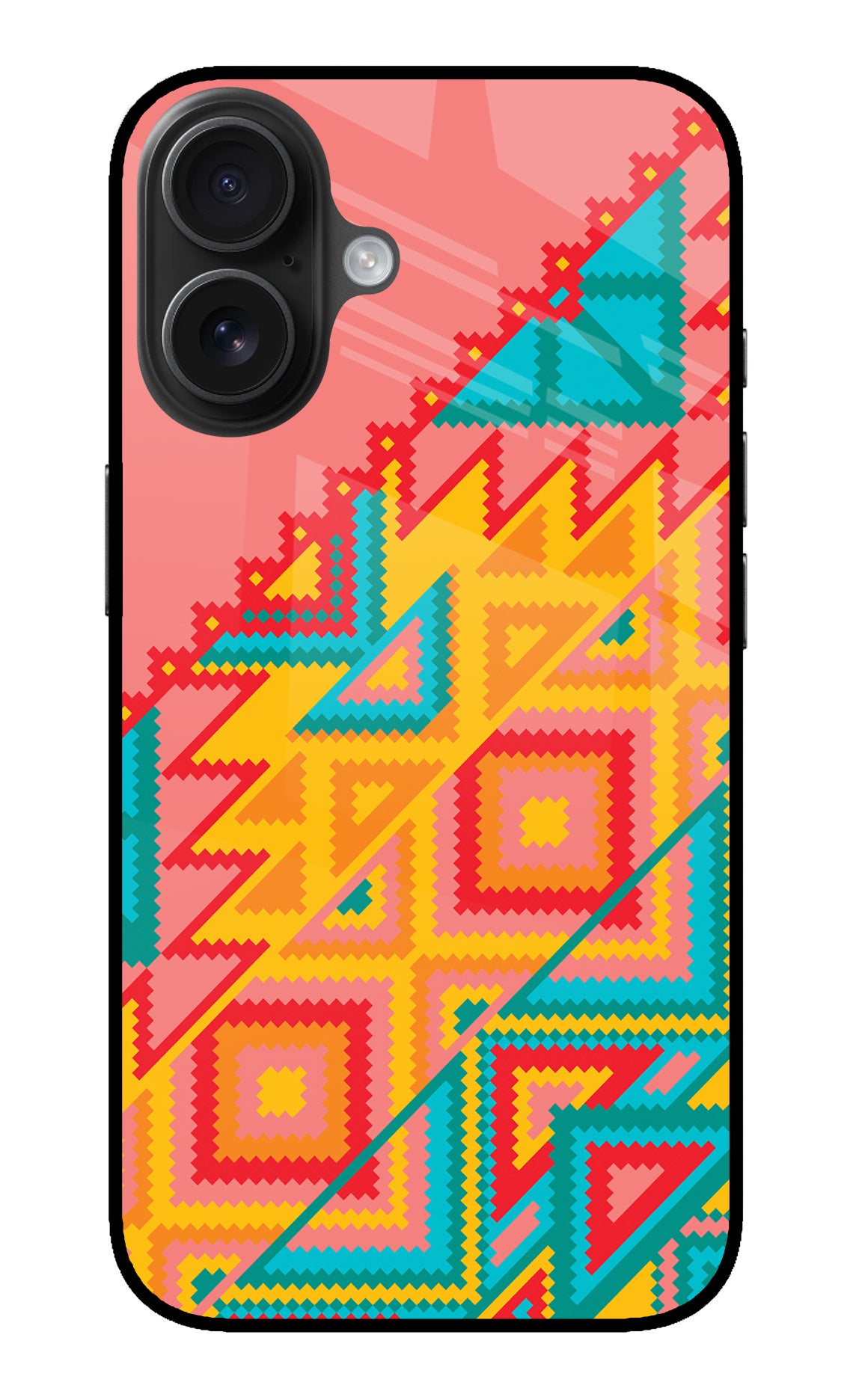 Aztec Tribal iPhone 16 Glass Case