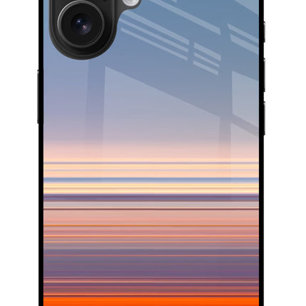 Morning Colors iPhone 16 Glass Case Back Cover by Casekaro