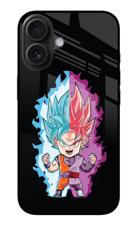 Chota Goku iPhone 16 Glass Case