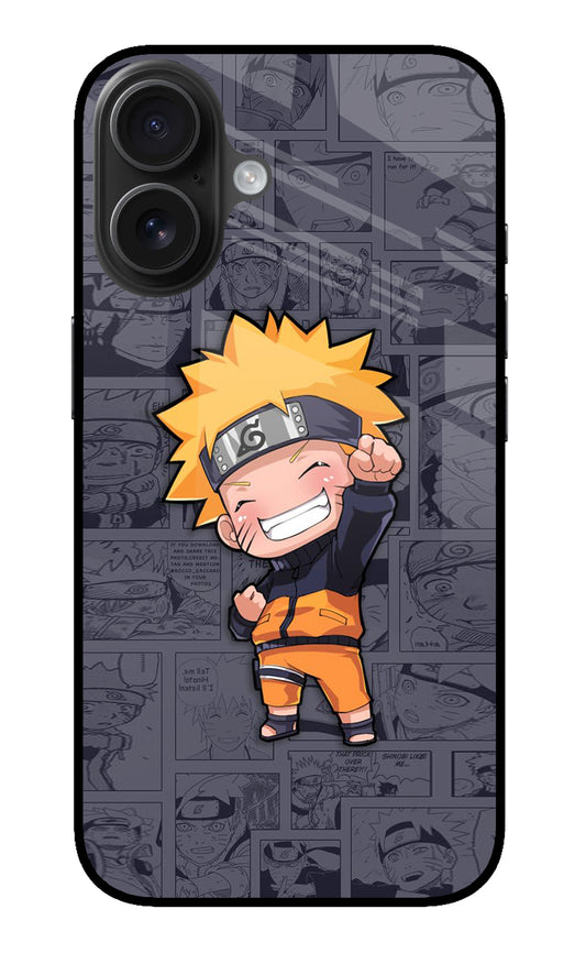 Chota Naruto iPhone 16 Glass Case