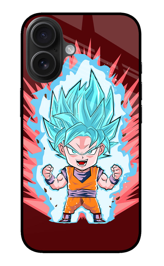 Goku Little iPhone 16 Glass Case