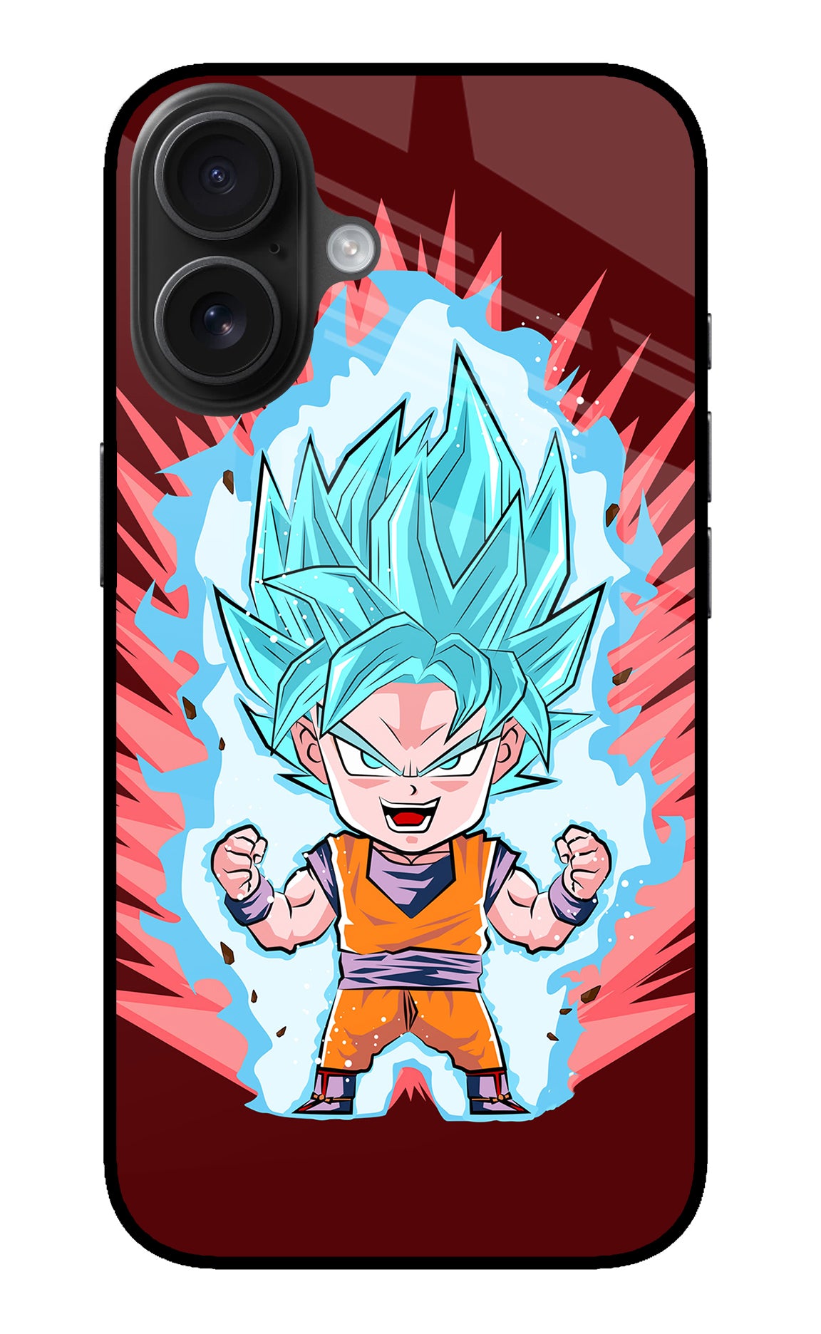 Goku Little iPhone 16 Back Cover