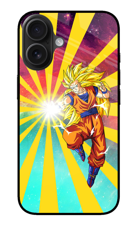 Goku Super Saiyan iPhone 16 Glass Case