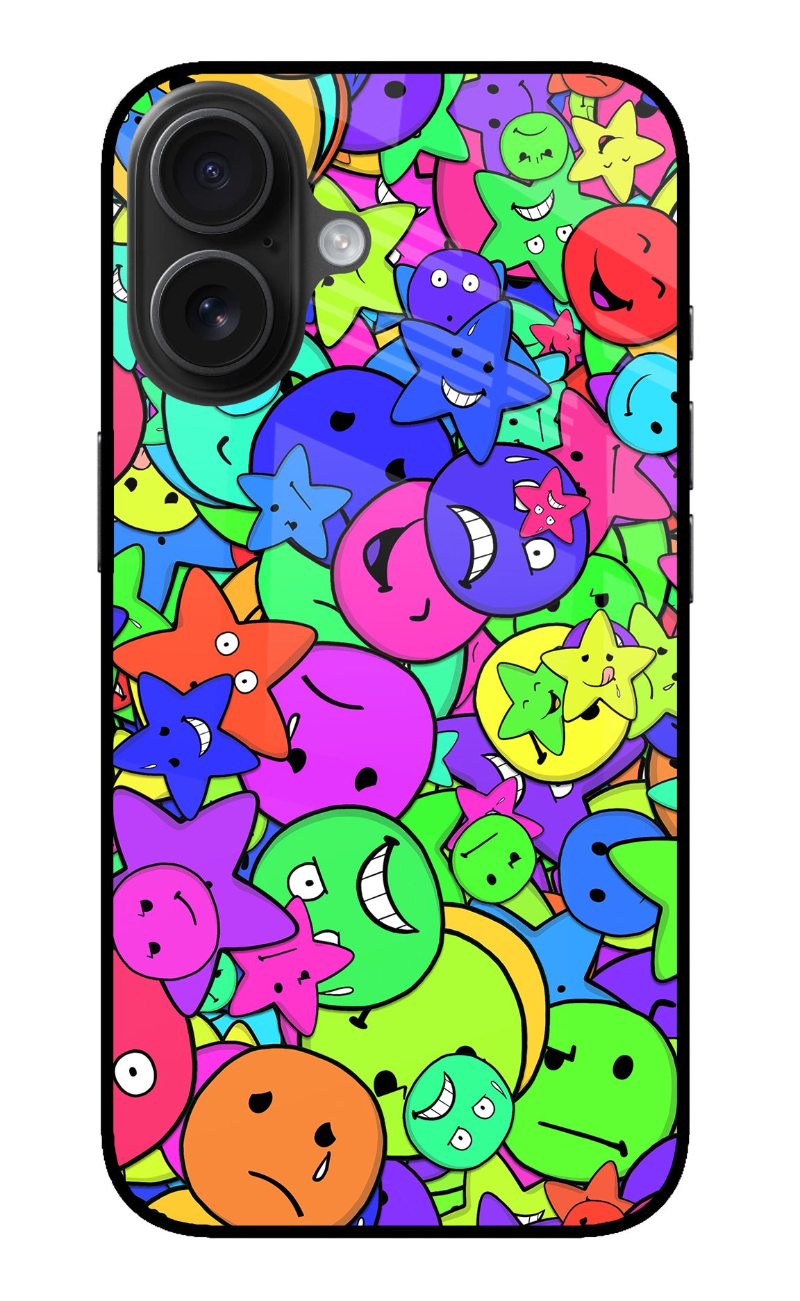 Fun Doodle iPhone 16 Back Cover