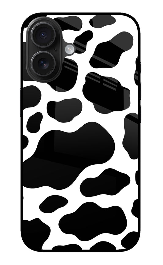 Cow Spots iPhone 16 Glass Case