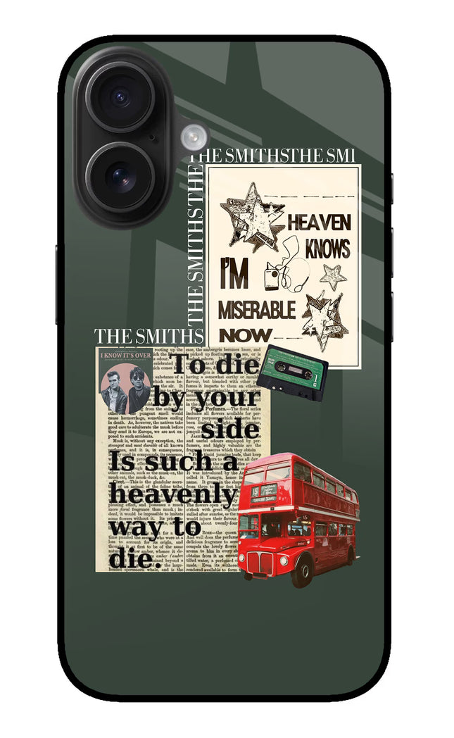 The Smiths iPhone 16 Glass Case
