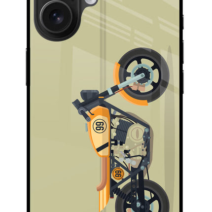 Vertical Speedster iPhone 16 Glass Case