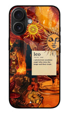 Leo Zodiac Glass Case