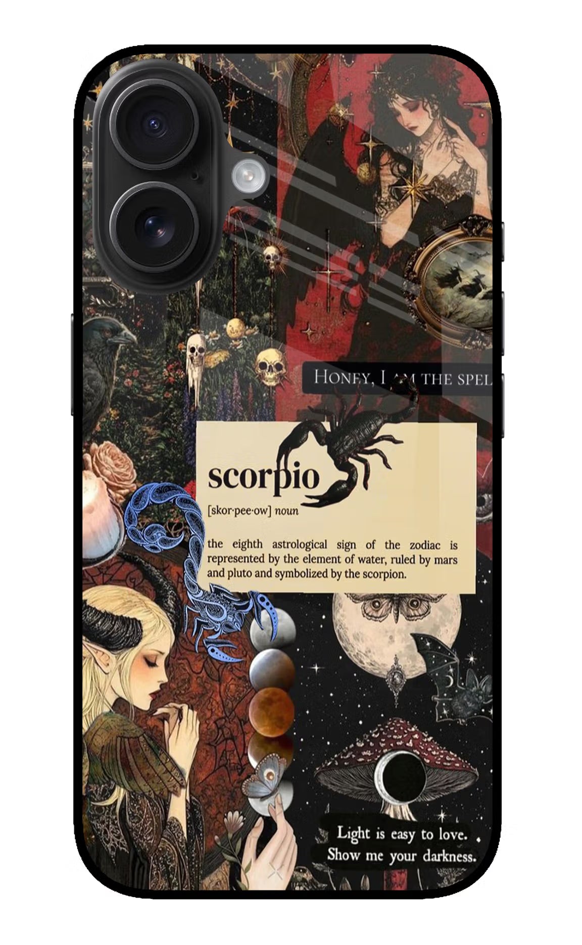 Scorpio Zodiac iPhone 16 Glass Case