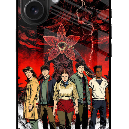 Ordinary Things Characters iPhone 16 Glass Case Back Cover by Casekaro
