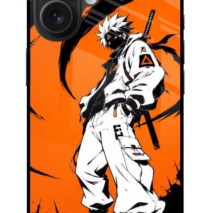 Street Samurai  iPhone 16 Glass Case Back Cover by Casekaro