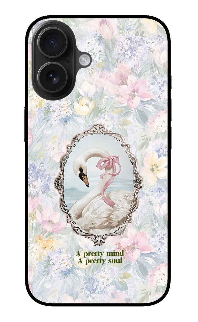 Pretty Mind Pretty Soul iPhone 16 Glass Case