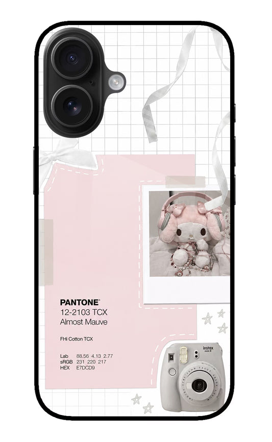 Pantone Asthetic iPhone 16 Glass Case