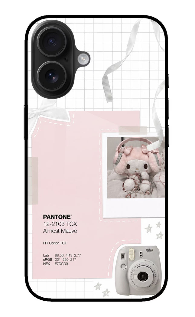 Pantone Asthetic iPhone 16 Glass Case