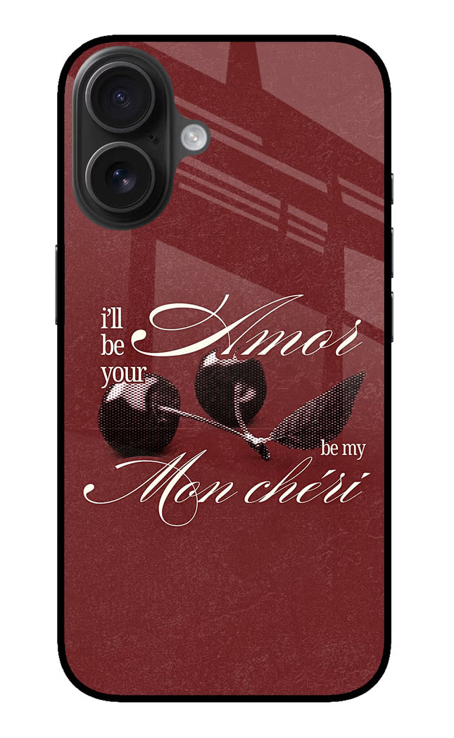 Velvet Cherry iPhone 16 Glass Case