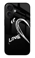 Love Line iPhone 16 Glass Case