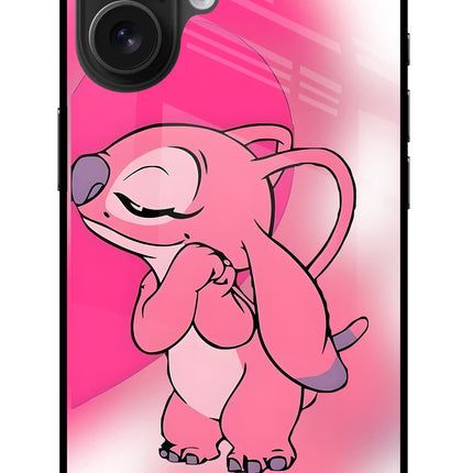 Angel Hug iPhone 16 Glass Case Back Cover by Casekaro