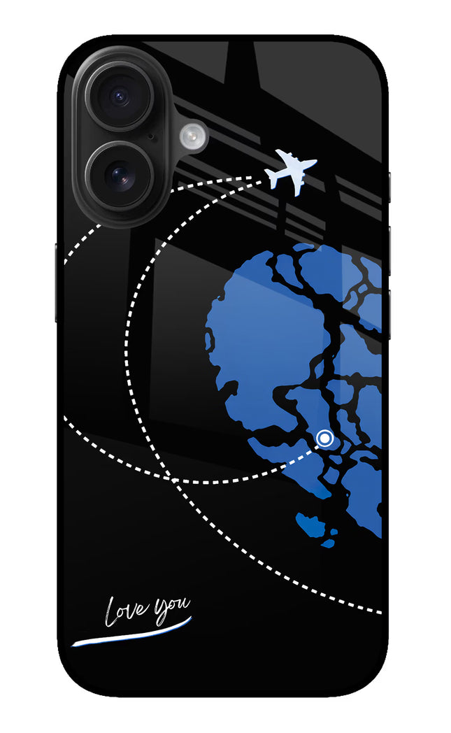 Love Orbit iPhone 16 Glass Case