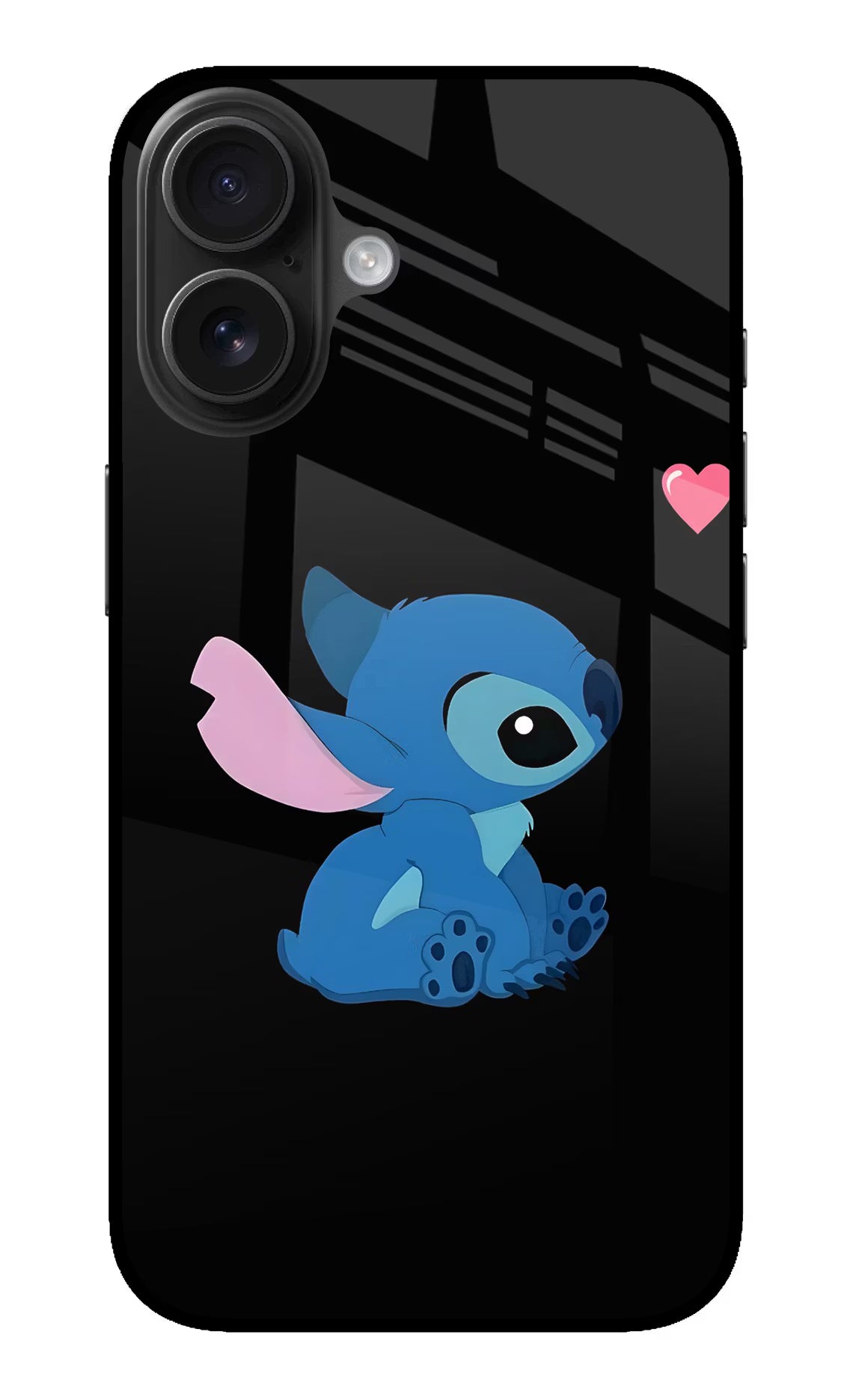 Stitch Crush iPhone 16 Glass Case