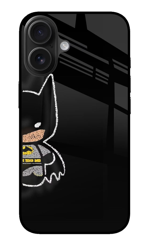 Bat Kitty iPhone 16 Glass Case