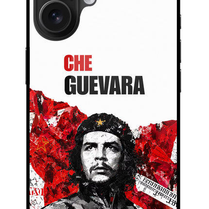 Che Guevara Revolution iPhone 16 Glass Case Back Cover by Casekaro