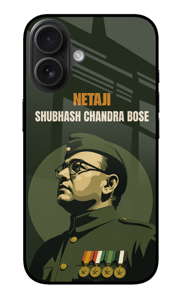 Netaji Legacy iPhone 16 Glass Case