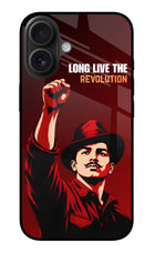 Bhagat Singh Revolution Glass Case