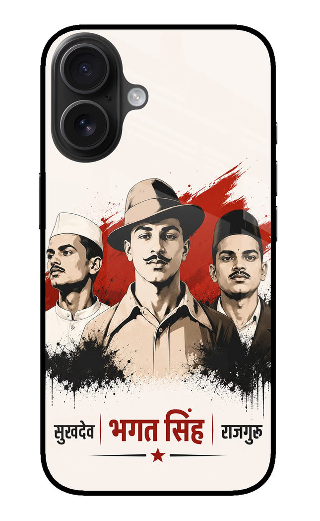 Sardar Patel Iron Will iPhone 16 Glass Case