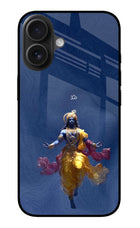 Cosmic Krishna Glass Case