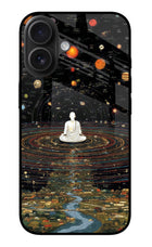 Space Monk iPhone 16 Glass Case