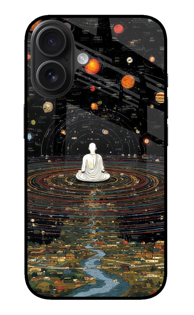 Space Monk iPhone 16 Glass Case