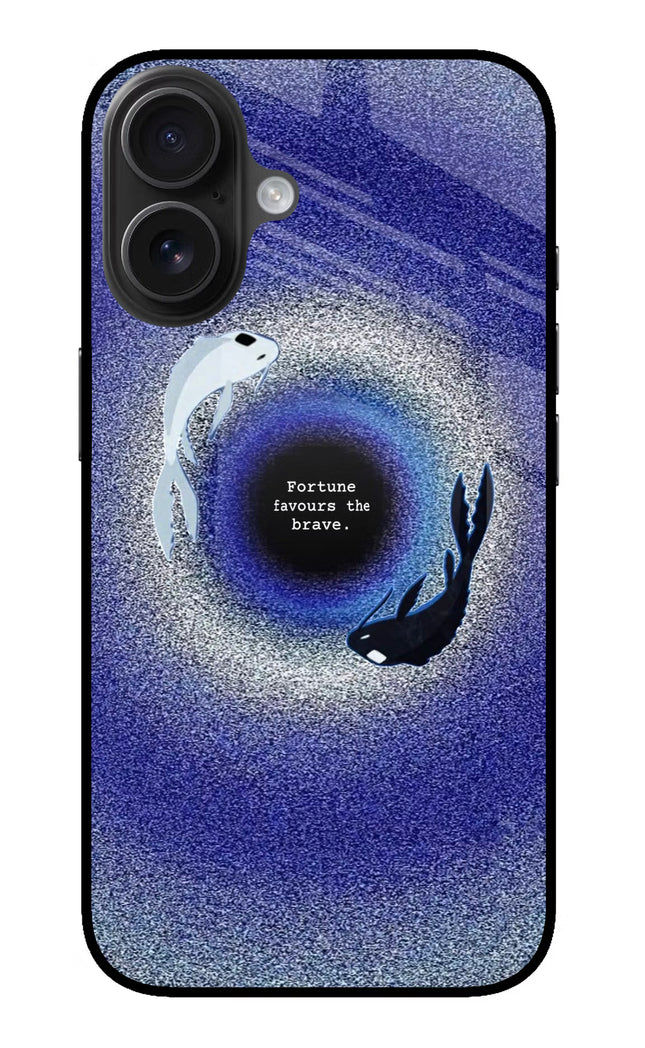 Dark Koi iPhone 16 Glass Case