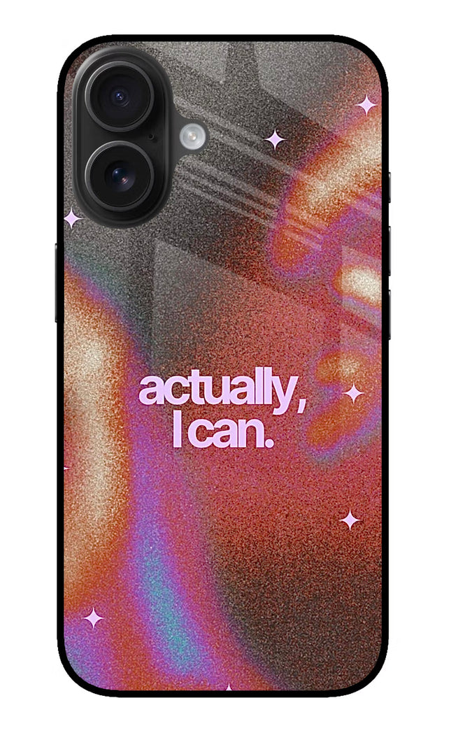 Pink Aura iPhone 16 Glass Case