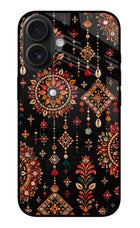 Boho Noir iPhone 16 Glass Case