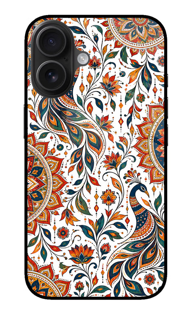 White Mayura Glass Case