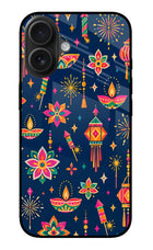 Festive Pop iPhone 16 Glass Case