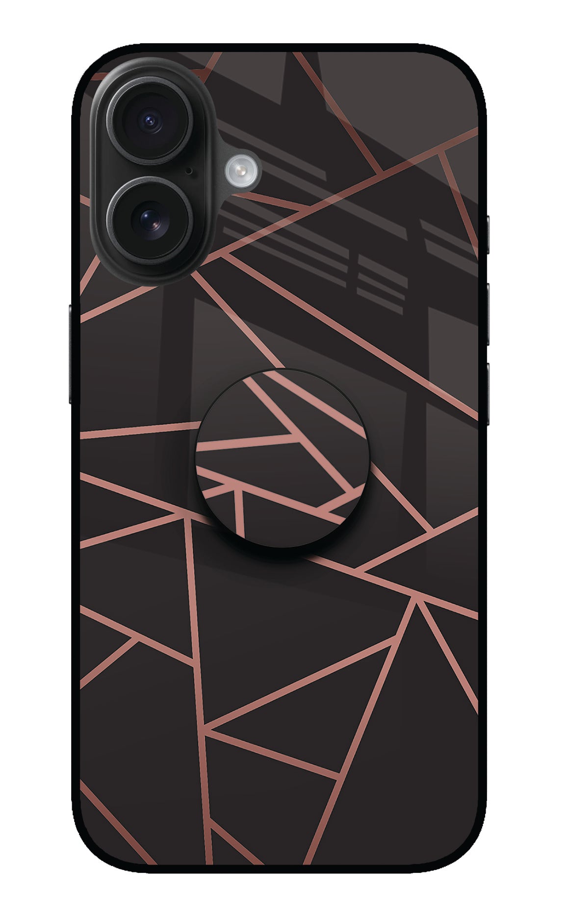 Geometric Pattern iPhone 16 Pop Case