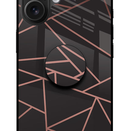 Geometric Pattern iPhone 16 Pop Case by Casekaro