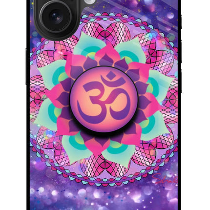 Om Purple iPhone 16 Pop Case by Casekaro