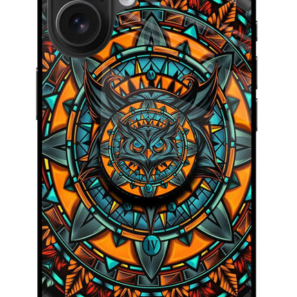 Angry Owl iPhone 16 Pop Case by Casekaro