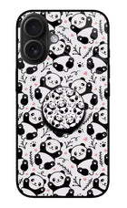 Cute Panda iPhone 16 Pop Case by Casekaro