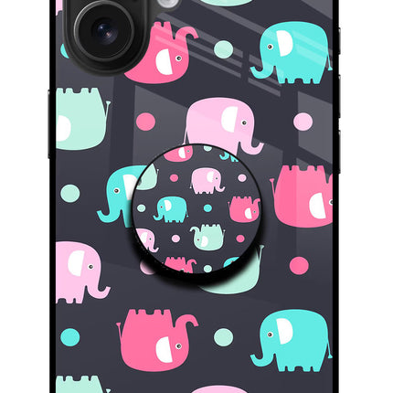 Baby Elephants iPhone 16 Pop Case by Casekaro