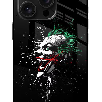 Joker iPhone 16 Pro Glass Case Back Cover by Casekaro