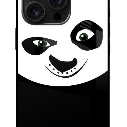 Panda iPhone 16 Pro Glass Case Back Cover by Casekaro