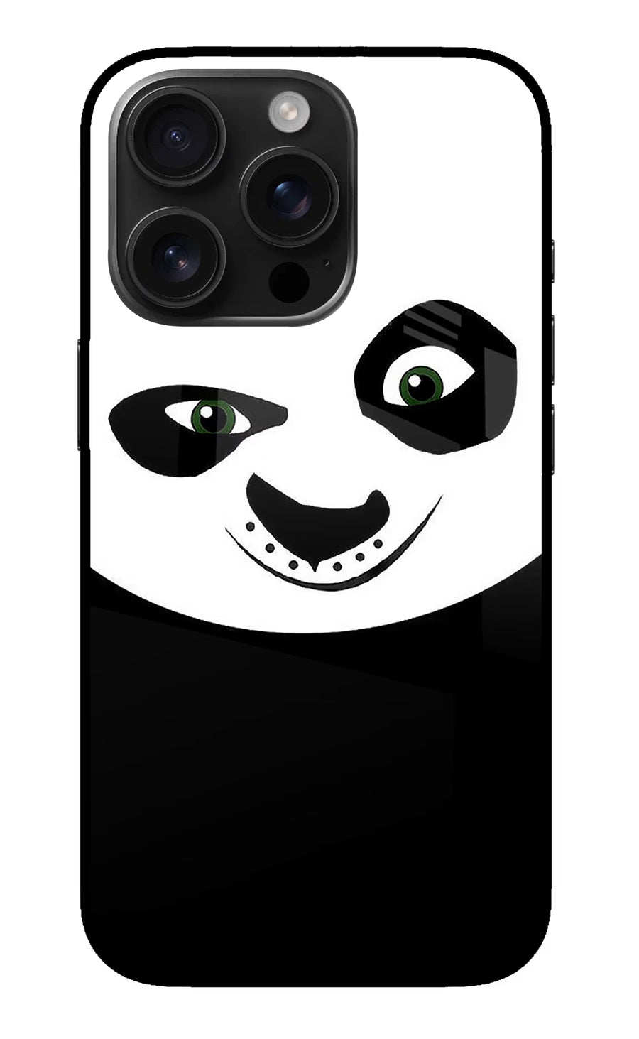 Panda iPhone 16 Pro Back Cover, Metal case