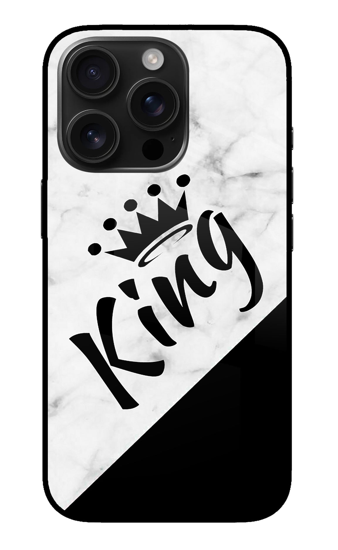 King iPhone 16 Pro Glass Case