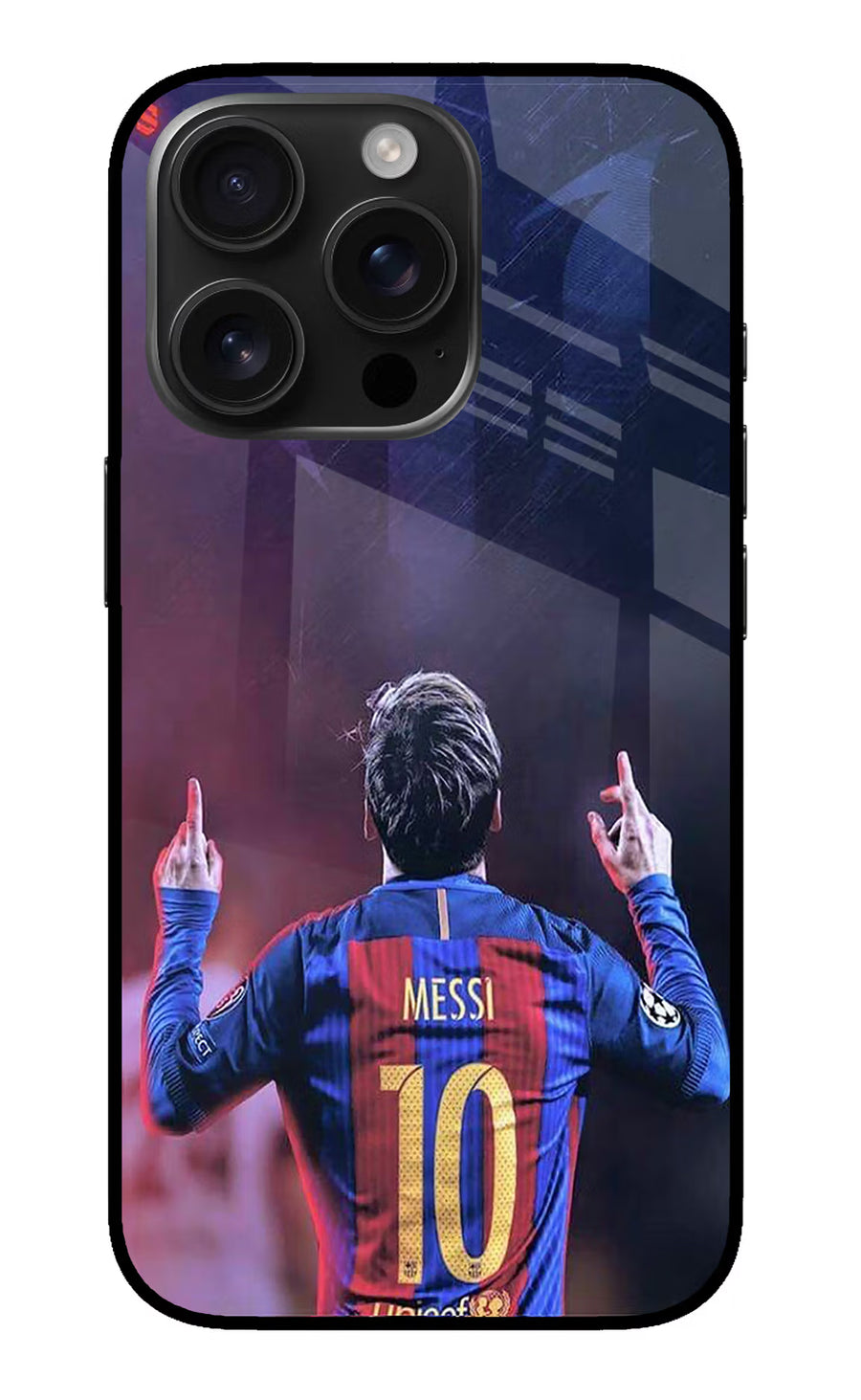 Messi iPhone 16 Pro Back Cover, Metal case