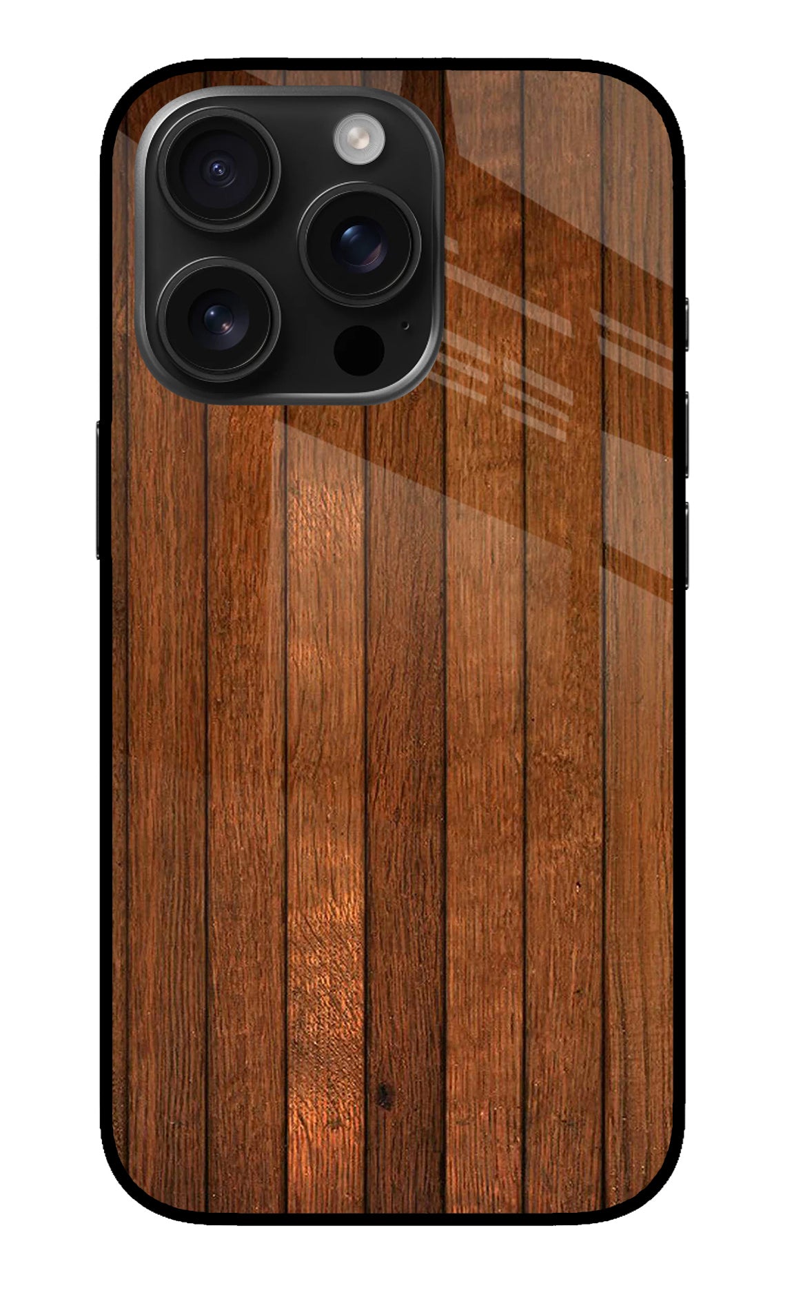 Wooden Artwork Bands iPhone 16 Pro Back Cover