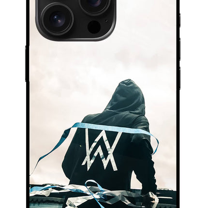 Alan Walker iPhone 16 Pro Glass Case Back Cover by Casekaro